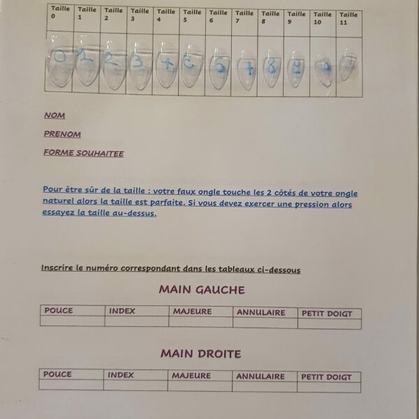 kit de tailles