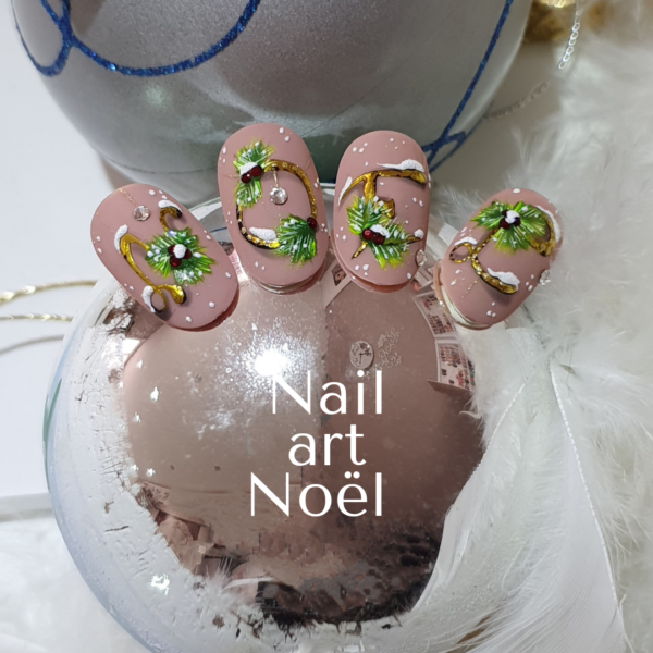 Nail art Noël